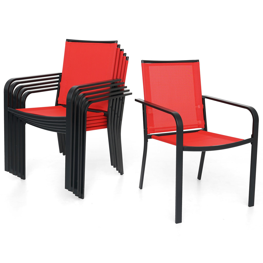 Outdoor Stacking Dining Chair (Set Of 6)